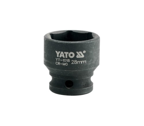 YATO YT-1018 Nasadka 6-kątna udarowa 1/2'' krótka 28 mm CrMo