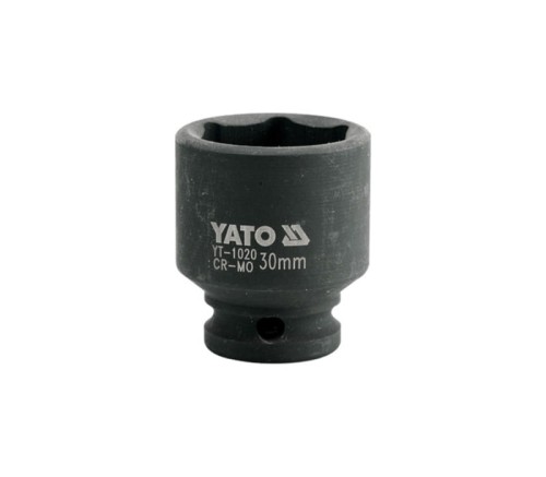 YATO YT-1020 Nasadka 6-kątna udarowa 1/2'' krótka 30 mm CrMo