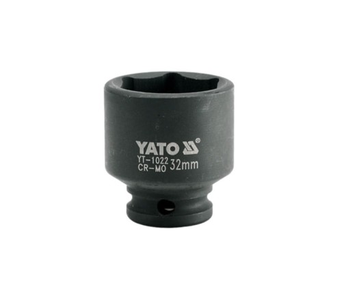 YATO YT-1022 Nasadka 6-kątna udarowa 1/2'' krótka 32 mm CrMo
