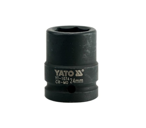 YATO YT-1074 Nasadka 6-kątna udarowa 3/4'' krótka 24 mm CrMo