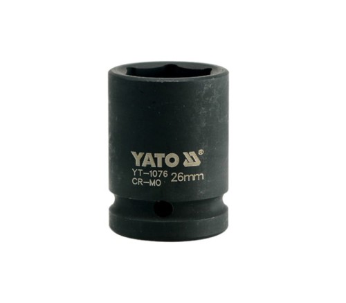 YATO YT-1076 Nasadka 6-kątna udarowa 3/4'' krótka 26 mm CrMo