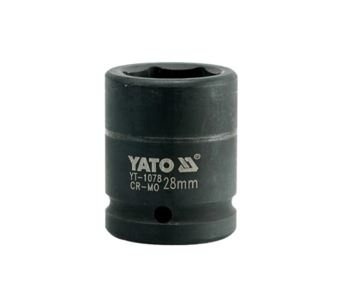 YATO YT-1078 Nasadka 6-kątna udarowa 3/4'' krótka 28 mm CrMo