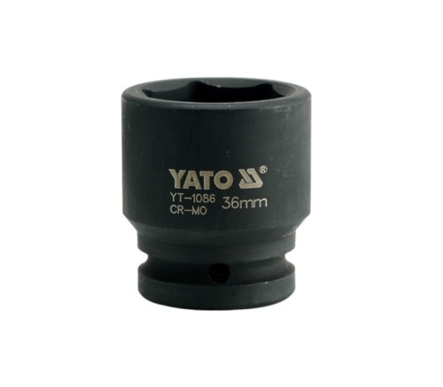 YATO YT-1086 Nasadka 6-kątna udarowa 3/4'' krótka 36 mm CrMo