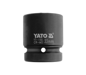 YATO YT-1188 Nasadka 6-kątna udarowa 1'' krótka 33 mm CrMo