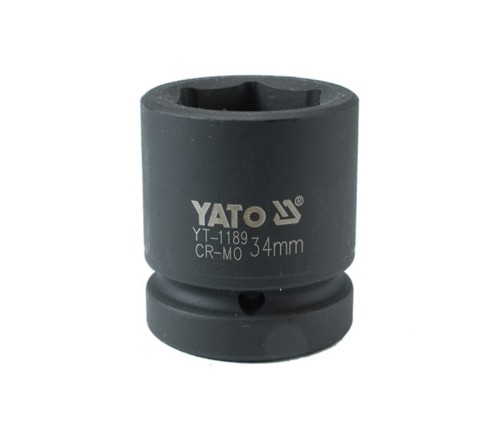 YATO YT-1189 Nasadka 6-kątna udarowa 1'' krótka 34 mm CrMo