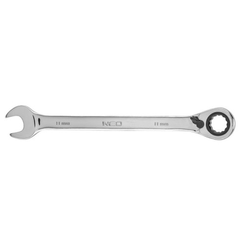 NEO TOOLS 09-323 Klucz płasko-oczkowy z grzechotką i przełącznikiem 11 mm CrV