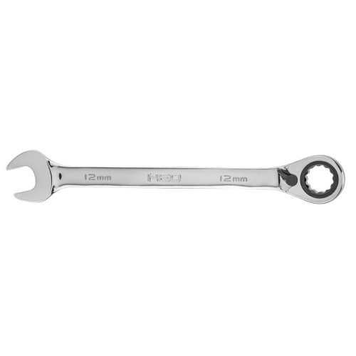 NEO TOOLS 09-324 Klucz płasko-oczkowy z grzechotką i przełącznikiem 12 mm CrV