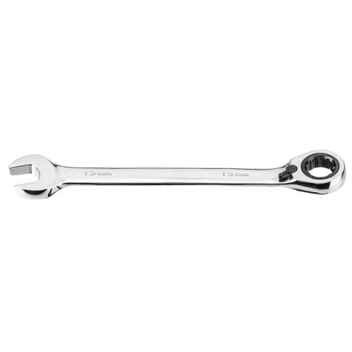 NEO TOOLS 09-325 Klucz płasko-oczkowy z grzechotką i przełącznikiem 13 mm CrV