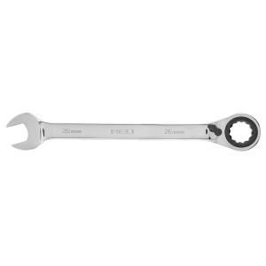 NEO TOOLS 09-338 Klucz płasko-oczkowy z grzechotką i przełącznikiem 26 mm CrV