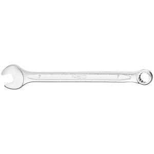 NEO TOOLS 09-707 Klucz płasko-oczkowy z polerowaną główką 7 mm CrV