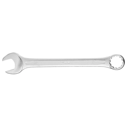 NEO TOOLS 09-729 Klucz płasko-oczkowy z polerowaną główką 29 mm CrV