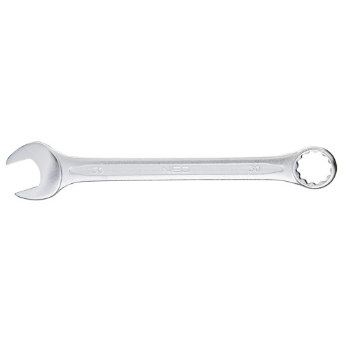NEO TOOLS 09-730 Klucz płasko-oczkowy z polerowaną główką 30 mm CrV