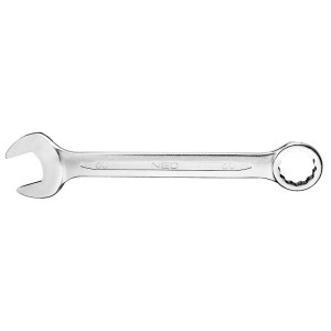 NEO TOOLS 09-749 Klucz płasko-oczkowy z polerowaną główką 60 mm CrV
