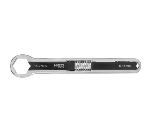 NEO TOOLS 03-031 Klucz oczkowy nastawny dwustronny 5 - 27 mm