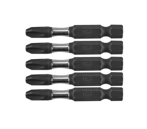 NEO TOOLS 09-577 Końcówki wkrętakowe / bity udarowe PH3 50 mm stal S2 - 5 szt.