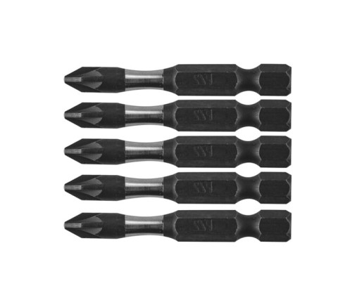 NEO TOOLS 09-579 Końcówki wkrętakowe / bity udarowe PZ2 50 mm stal S2 - 5 szt.