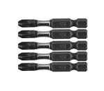 NEO TOOLS 09-580 Końcówki wkrętakowe / bity udarowe PZ3 50 mm stal S2 - 5 szt.
