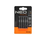 NEO TOOLS 09-580 Końcówki wkrętakowe / bity udarowe PZ3 50 mm stal S2 - 5 szt.