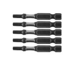 NEO TOOLS 09-584 Końcówki wkrętakowe / bity udarowe torx T20 50 mm stal S2 - 5 szt.