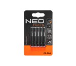 NEO TOOLS 09-584 Końcówki wkrętakowe / bity udarowe torx T20 50 mm stal S2 - 5 szt.