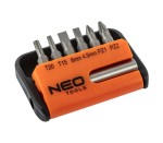 NEO TOOLS 06-101 Końcówki wkrętakowe / bity z uchwytem zestaw 7 szt.