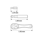 NEO TOOLS 06-105 Końcówki wkrętakowe / bity z uchwytem zestaw 38 szt.