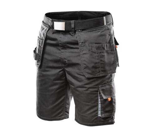 NEO TOOLS 81-270 Krótkie spodenki HD z paskiem parcianym, odpinane kieszenie