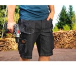 NEO TOOLS 81-279 Krótkie spodenki jeansowe DENIM