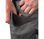 NEO TOOLS 81-331 Krótkie spodenki Cotton Slim z paskiem