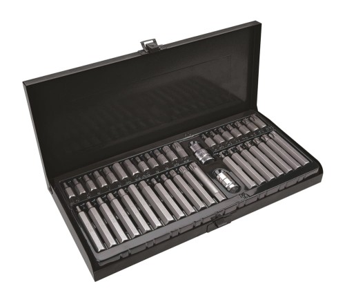 NEO TOOLS 06-107 Klucze trzpieniowe / bity typu TORX, HEX, SPLINE, kpl. 40 szt.