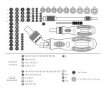 NEO TOOLS 06-116 Końcówki wkrętakowe z uchwytem 69 szt.