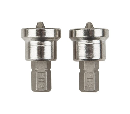 NEO TOOLS 06-040 Końcówki wkrętakowe z ogranicznikiem PH2 x 25 mm, 2 szt.