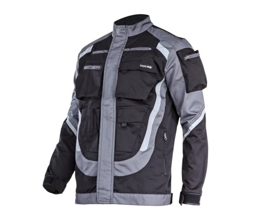 LAHTI PRO L40414 Bluza robocza czarno szara z pasami odblaskowymi
