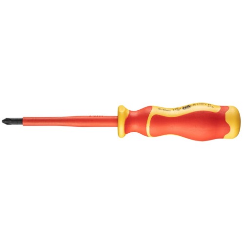 NEO TOOLS 04-136 Wkrętak krzyżowy PZ2 x 6 x 100 mm, 1000V