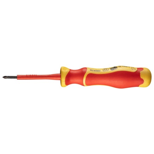 NEO TOOLS 04-137 Wkrętak krzyżowy PH0 x 3.0 x 60 mm, 1000V