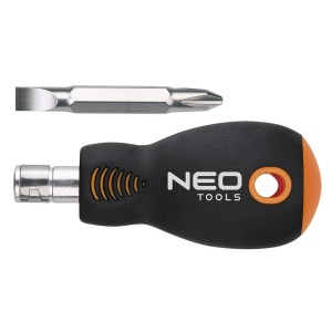 NEO TOOLS 04-201 Wkrętak odwracalny płasko-krzyżowy 6.0 mm x PH2, SvCm