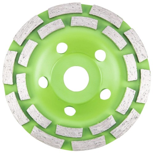VERTO 61H437 Tarcza diamentowa szlifierska 125 x 22.2 x 5 mm, podwójny segment