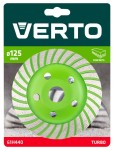 VERTO 61H440 Tarcza diamentowa szlifierska 125 x 22.2 x 5 mm, turbo