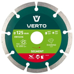 VERTO 61H2S5 Tarcza diamentowa 125 x 22.2 mm, segmentowa