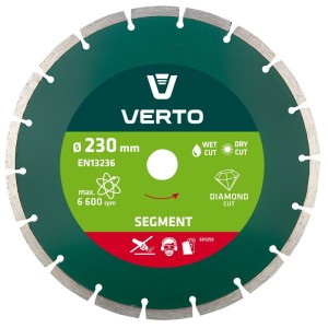 VERTO 61H2S9 Tarcza diamentowa 230 x 22.2 mm, segmentowa