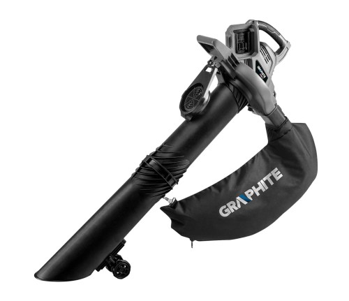 GRAPHITE 58G036 Dmuchawa / odkurzacz ogrodowy akumulatorowy 2w1 Energy+ 36V Li-lon, pojemność worka 35L, bez akumulatora