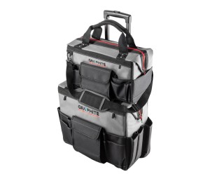 GRAPHITE 58G088 Zestaw dwóch toreb Energy+: duża torba na kółkach z rączką + średnia torba nadstawka