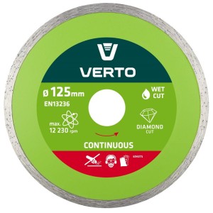 VERTO 61H3T5 Tarcza diamentowa 125 x 22.2 mm, pełna