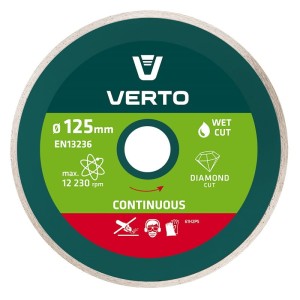 VERTO 61H2P5 Tarcza diamentowa 125 x 22.2 mm, pełna