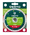 VERTO 61H2T1 Tarcza diamentowa 115 x 22.2 mm, turbo