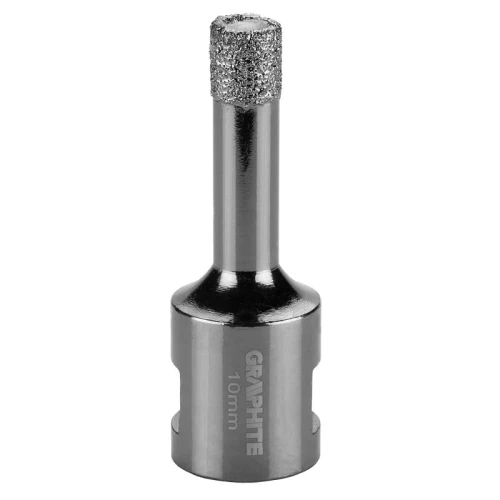 GRAPHITE 55H302 Otwornica diamentowa 10 mm do ceramiki i gresu gwint M14
