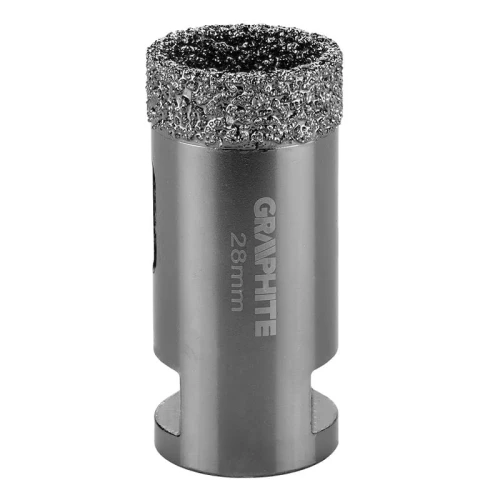 GRAPHITE 55H308 Otwornica diamentowa 28 mm do ceramiki i gresu gwint M14