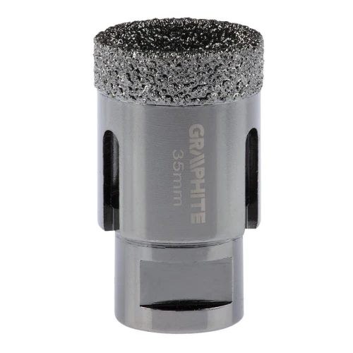 GRAPHITE 55H310 Otwornica diamentowa 35 mm do ceramiki i gresu gwint M14
