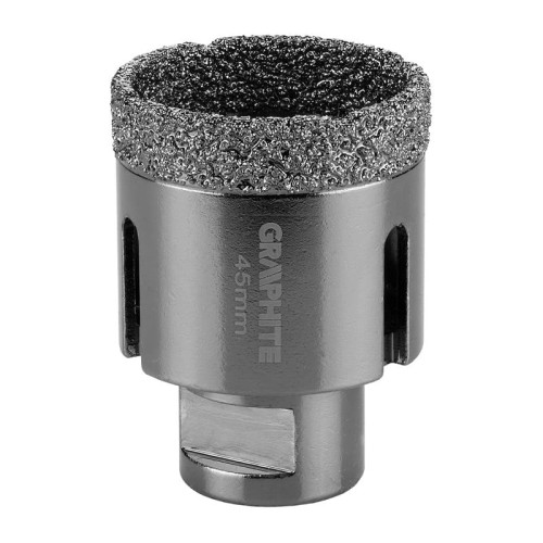 GRAPHITE 55H312 Otwornica diamentowa 45 mm do ceramiki i gresu gwint M14