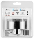 GRAPHITE 55H317 Otwornica diamentowa 83 mm do ceramiki i gresu gwint M14